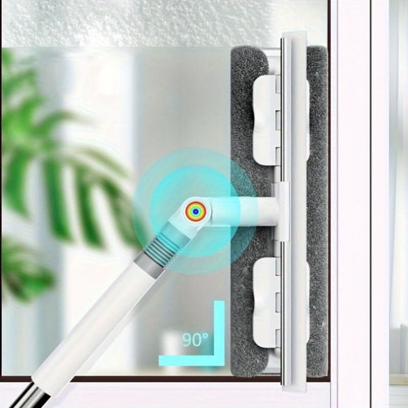 360° Rotating Glass Squeegee with Long Handle-Galonda