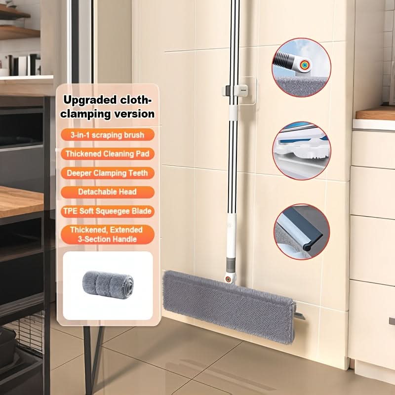 360° Rotating Glass Squeegee with Long Handle-Galonda