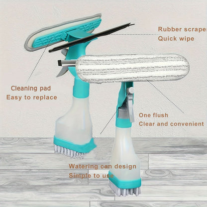 4-in-1 Multifunction Glass Cleaning Tool for Everyday Household Cleaning-Galonda