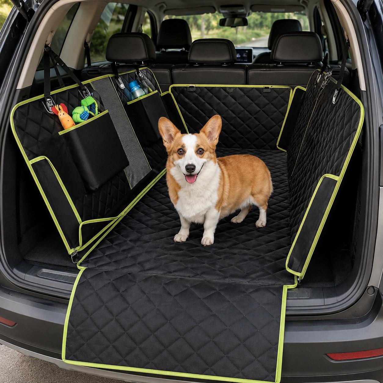 6-in-1 Multi-Functional Dog Car Seat Cover for Comfort & Cleanliness-Galonda