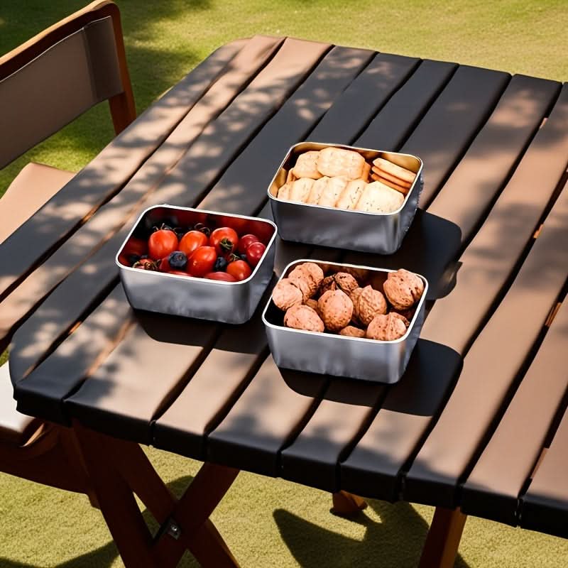 7-Piece Stainless Steel Food Storage Containers Set for Meal Prep-Galonda