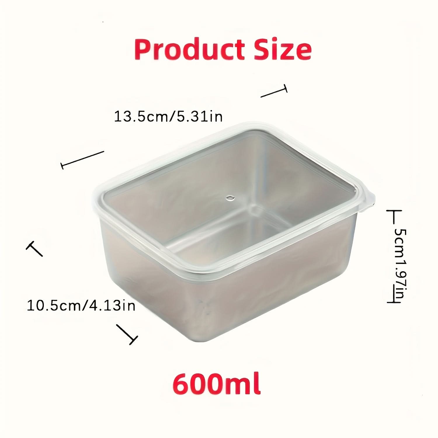 7-Piece Stainless Steel Food Storage Containers Set for Meal Prep-Galonda