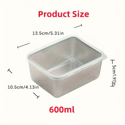 7-Piece Stainless Steel Food Storage Containers Set for Meal Prep-Galonda