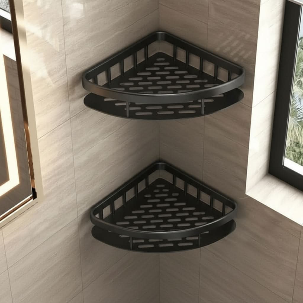 Adhesive Bathroom Shelf Easy Storage Shower Organizer-Galonda