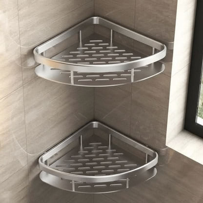 Adhesive Bathroom Shelf Easy Storage Shower Organizer-Galonda