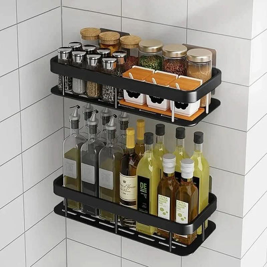 Adhesive Bathroom Shelf Easy Storage Shower Organizer-Galonda