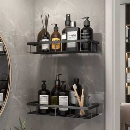 Adhesive Bathroom Shelf Easy Storage Shower Organizer-Galonda