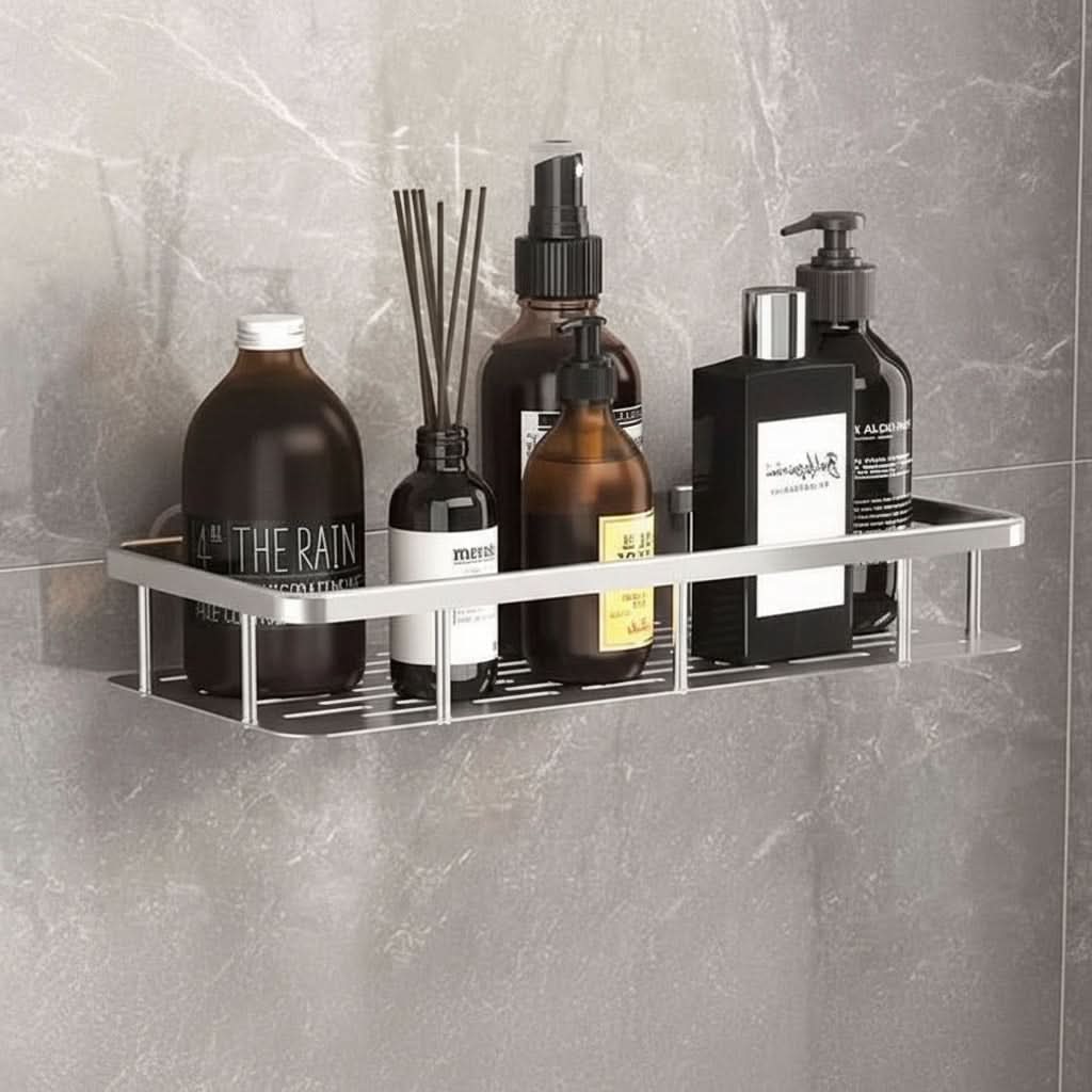 Adhesive Bathroom Shelf Easy Storage Shower Organizer-Galonda