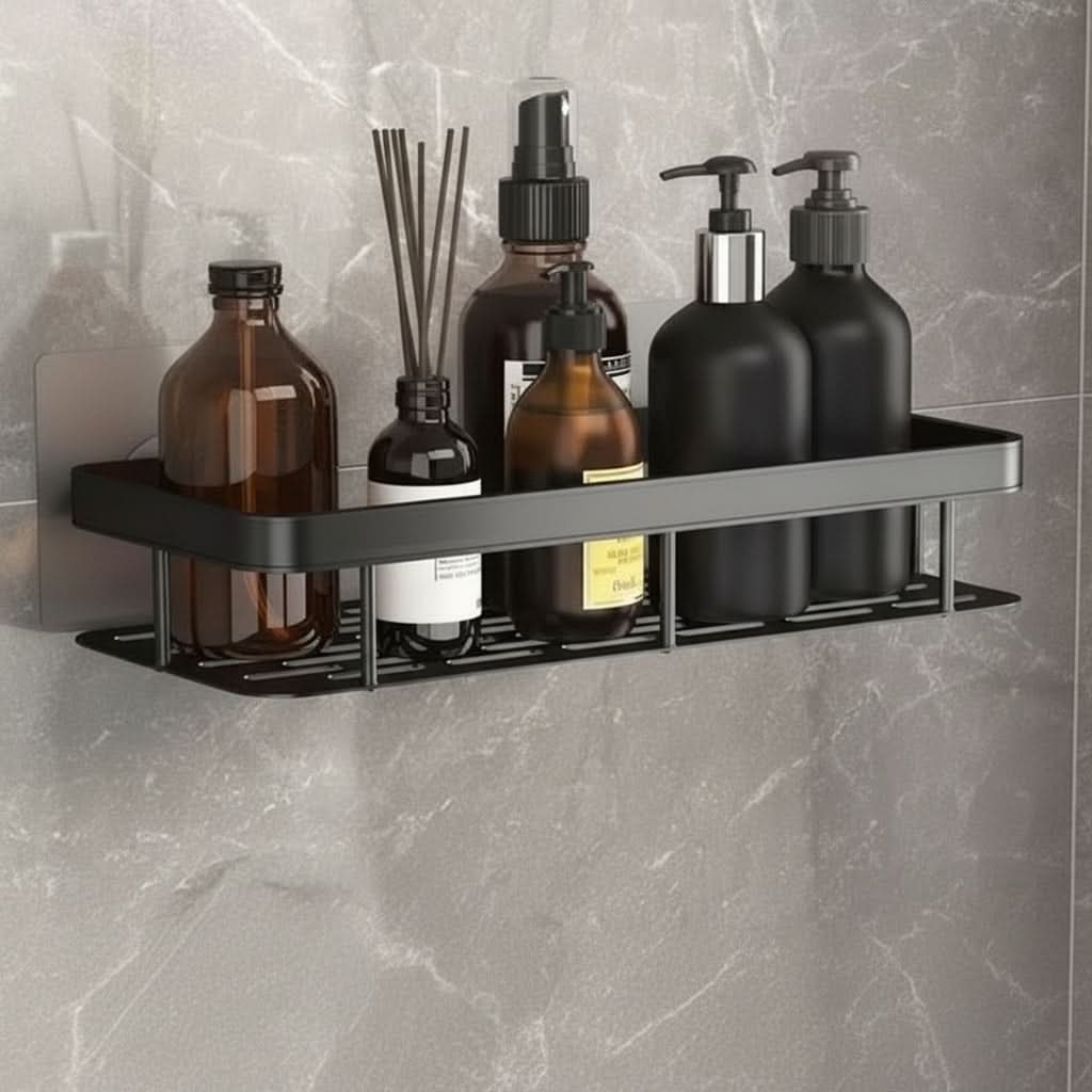 Adhesive Bathroom Shelf Easy Storage Shower Organizer-Galonda