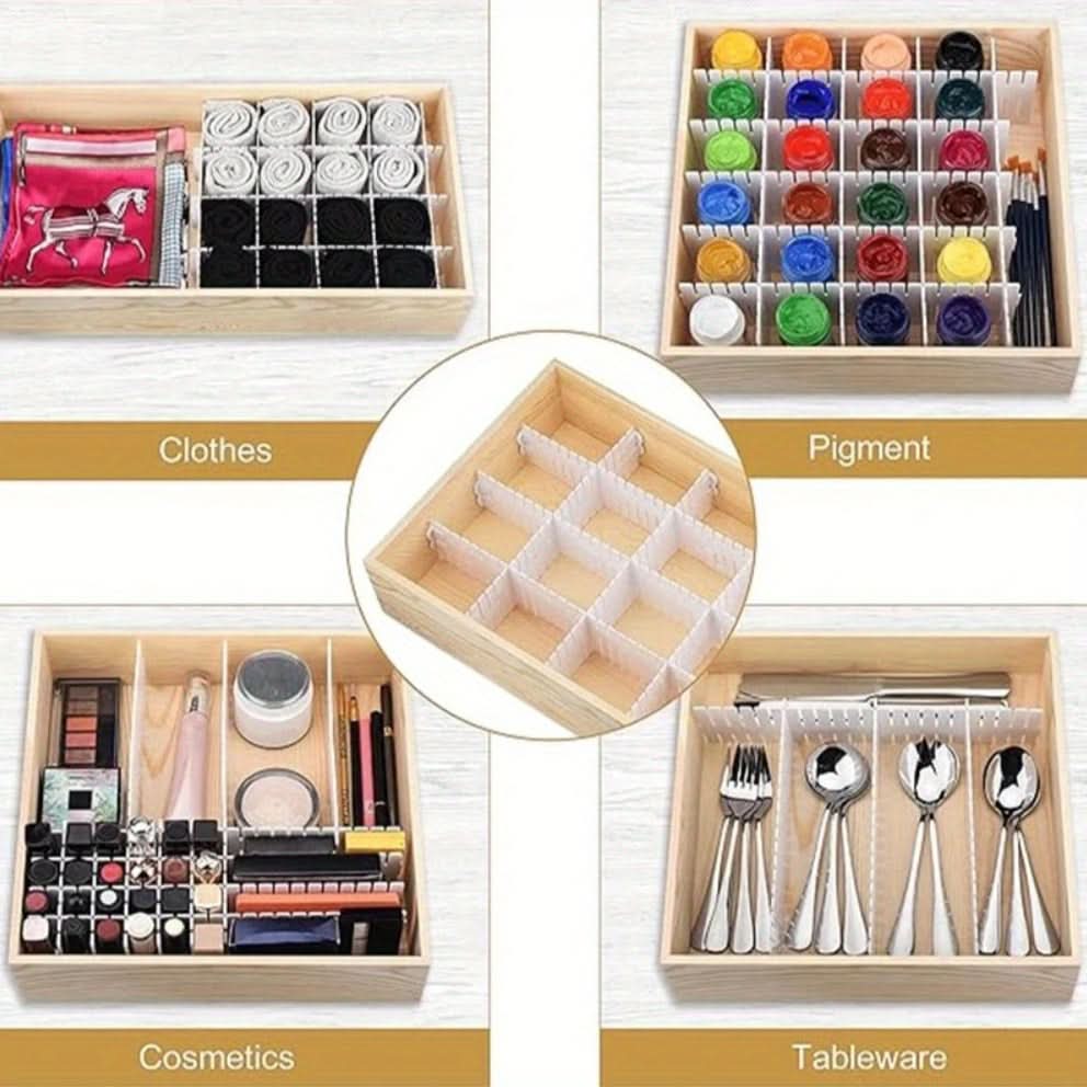 Adjustable Drawer Organizer Divider Set-Galonda