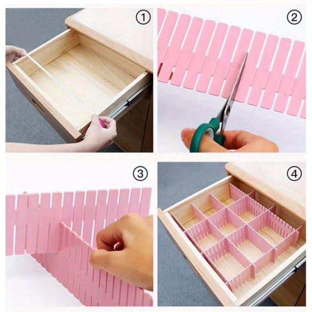 Adjustable Drawer Organizer Divider Set-Galonda