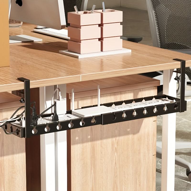 Adjustable Under-Desk Cable Organizer for Clutter-Free Workspaces-Galonda