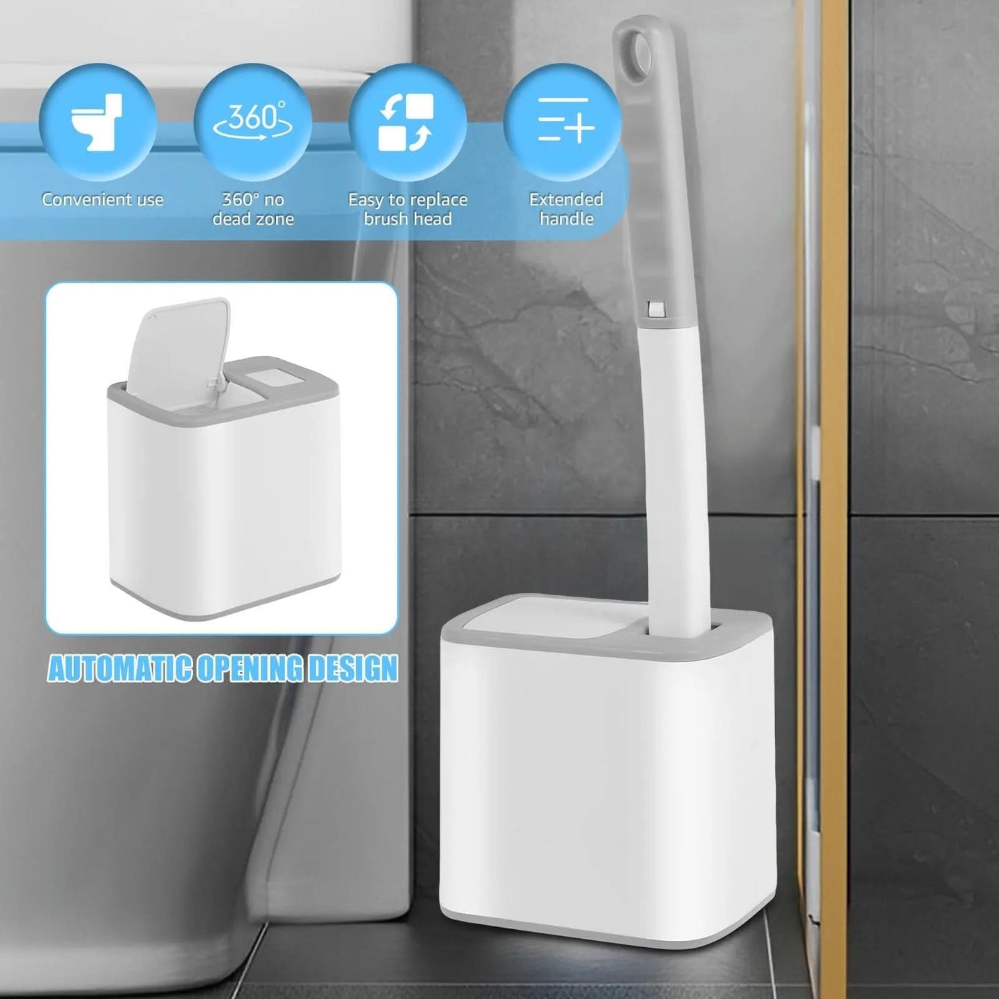 Disposable Toilet Brush Cleaning Kit-Galonda