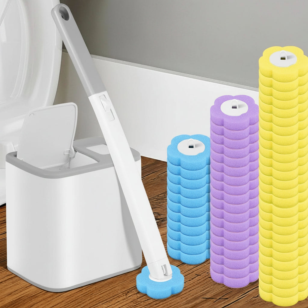 Disposable Toilet Brush Cleaning Kit-Galonda