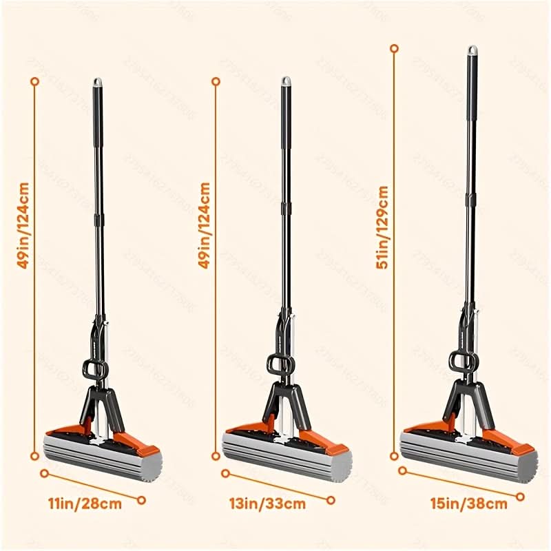 High-Absorbency Sponge Mop for Everyday Floor Cleaning-Galonda