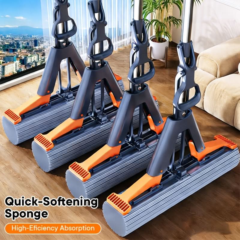 High-Absorbency Sponge Mop for Everyday Floor Cleaning-Galonda