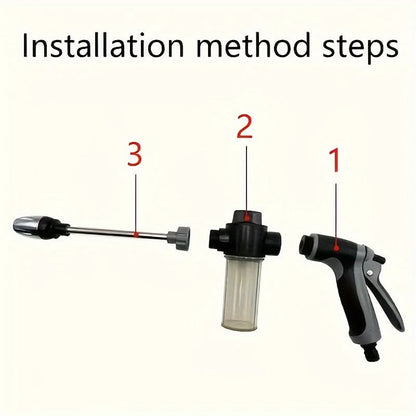 High Pressure Garden Hose Nozzle Sprayer-Galonda