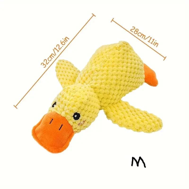 Interactive Plush Dog Toy with Quacking Sound-Galonda