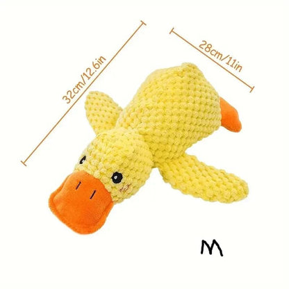 Interactive Plush Dog Toy with Quacking Sound-Galonda