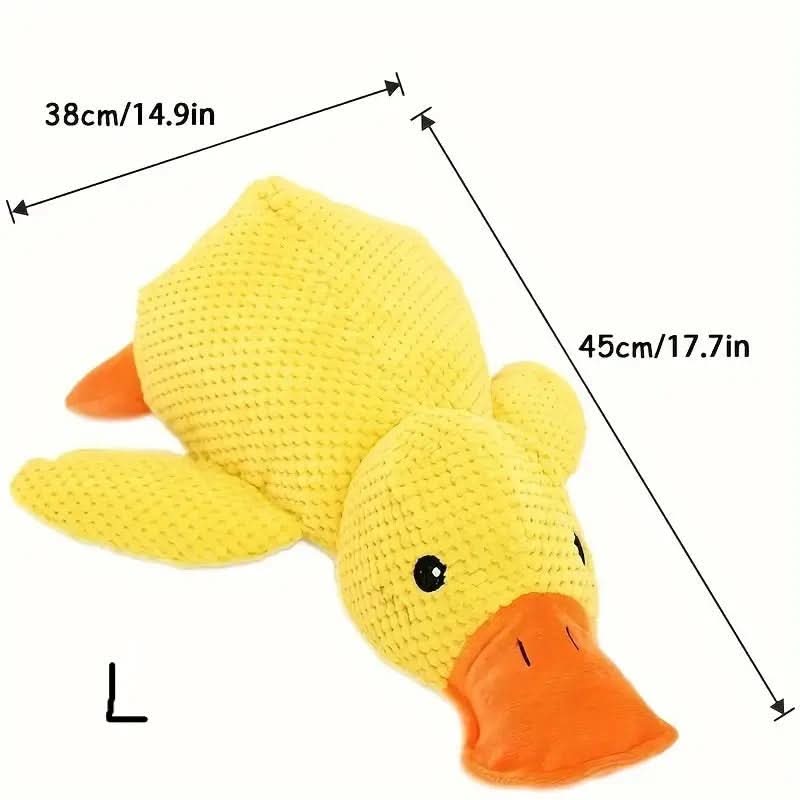 Interactive Plush Dog Toy with Quacking Sound-Galonda