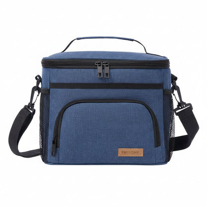 Large Insulated Lunch Tote with Adjustable Strap & Zipper Closure-Galonda