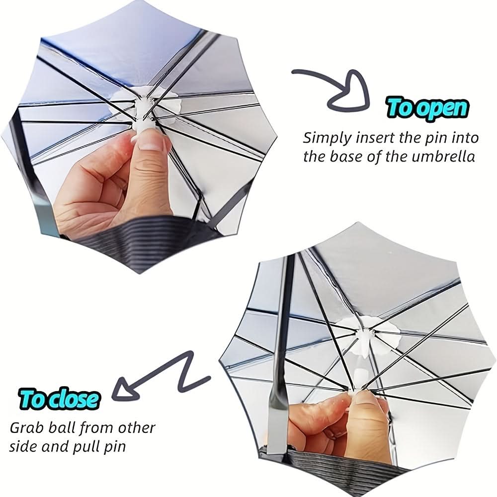 Lightweight Hands-Free Umbrella Hat-Galonda