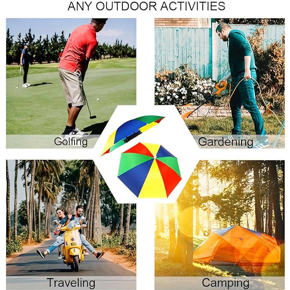 Lightweight Hands-Free Umbrella Hat-Galonda