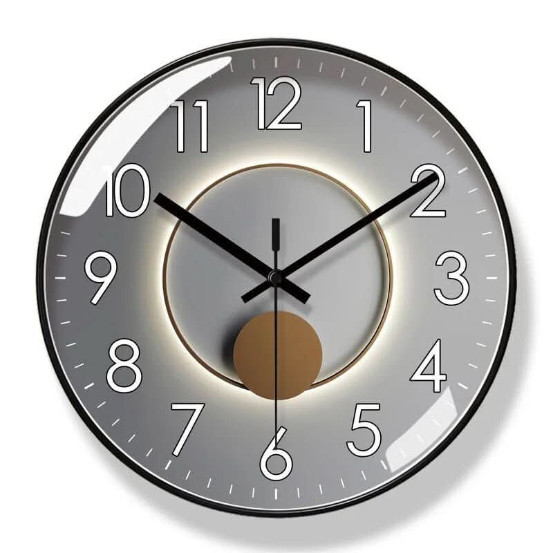 Modern Wall Clock Minimalist Quartz Silent Home Decor-Galonda
