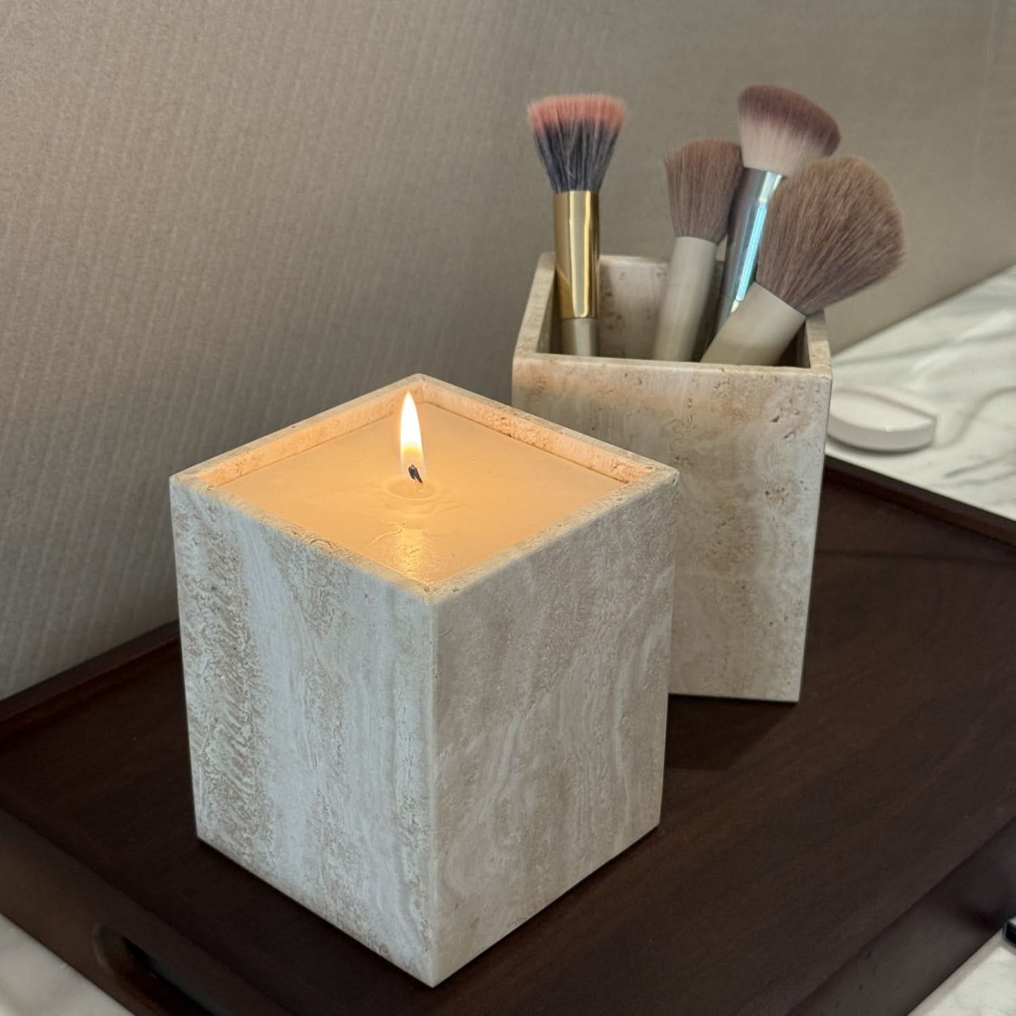 Natural Stone Vanity Organizer-Galonda