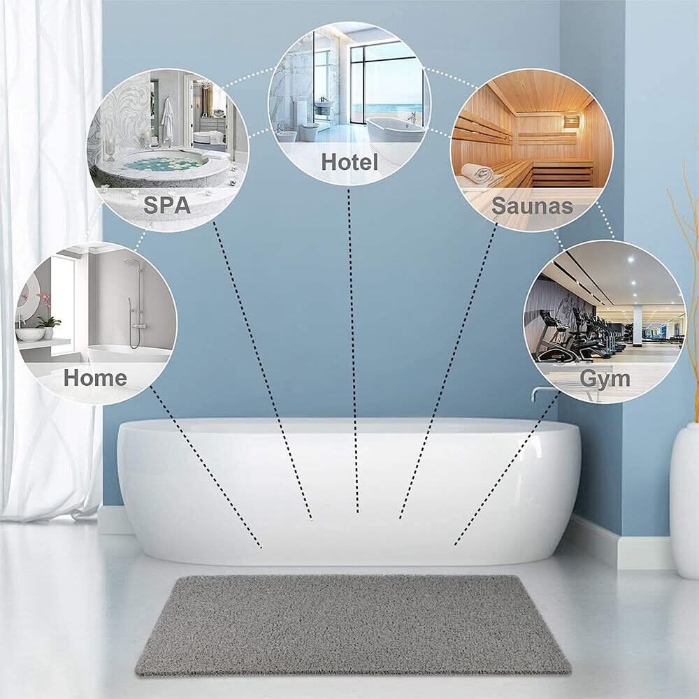 Non-Slip Shower Mat for Comfort and Everyday Bathroom Use-Galonda