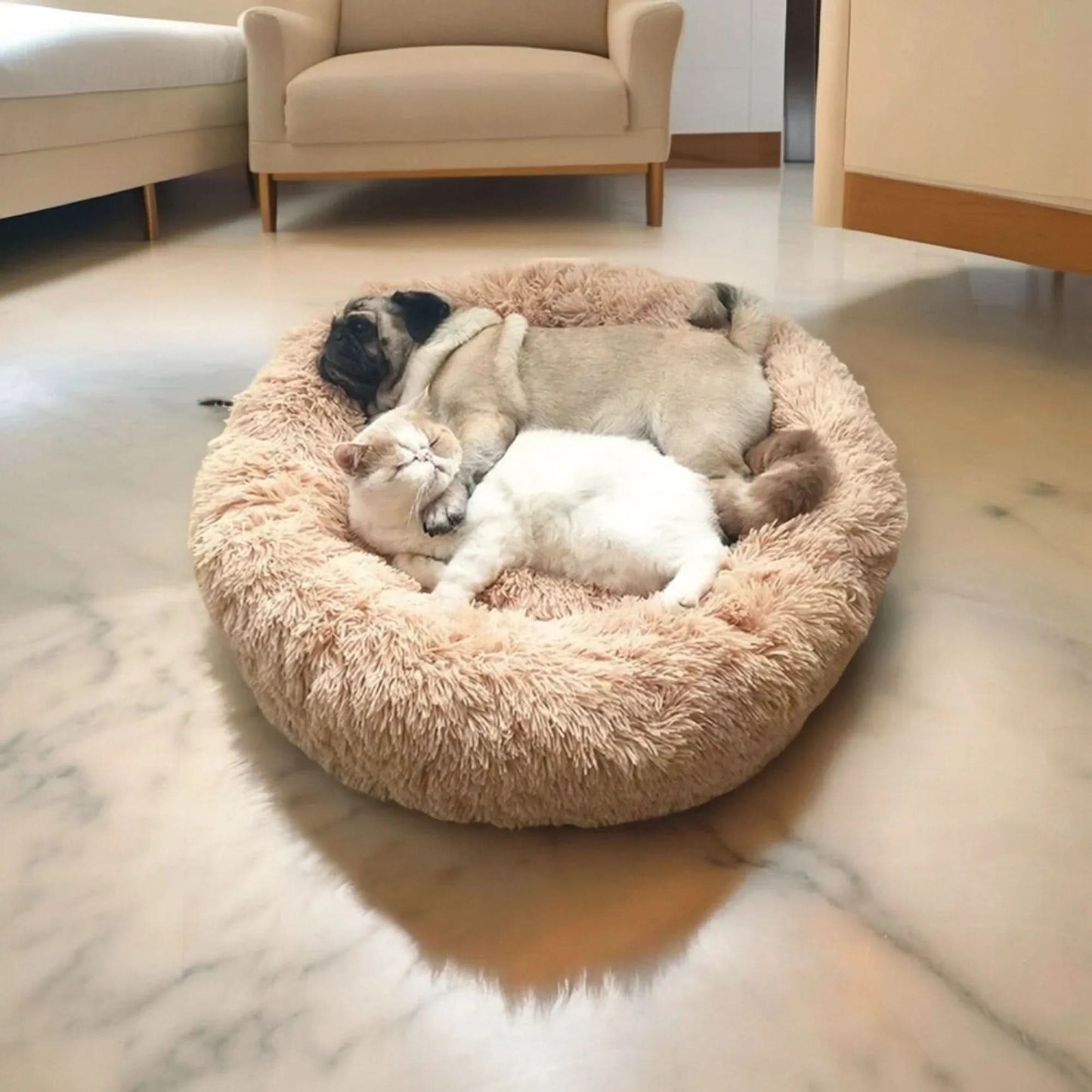 Plush Pet Bed for Warm Comfortable Sleep-Galonda