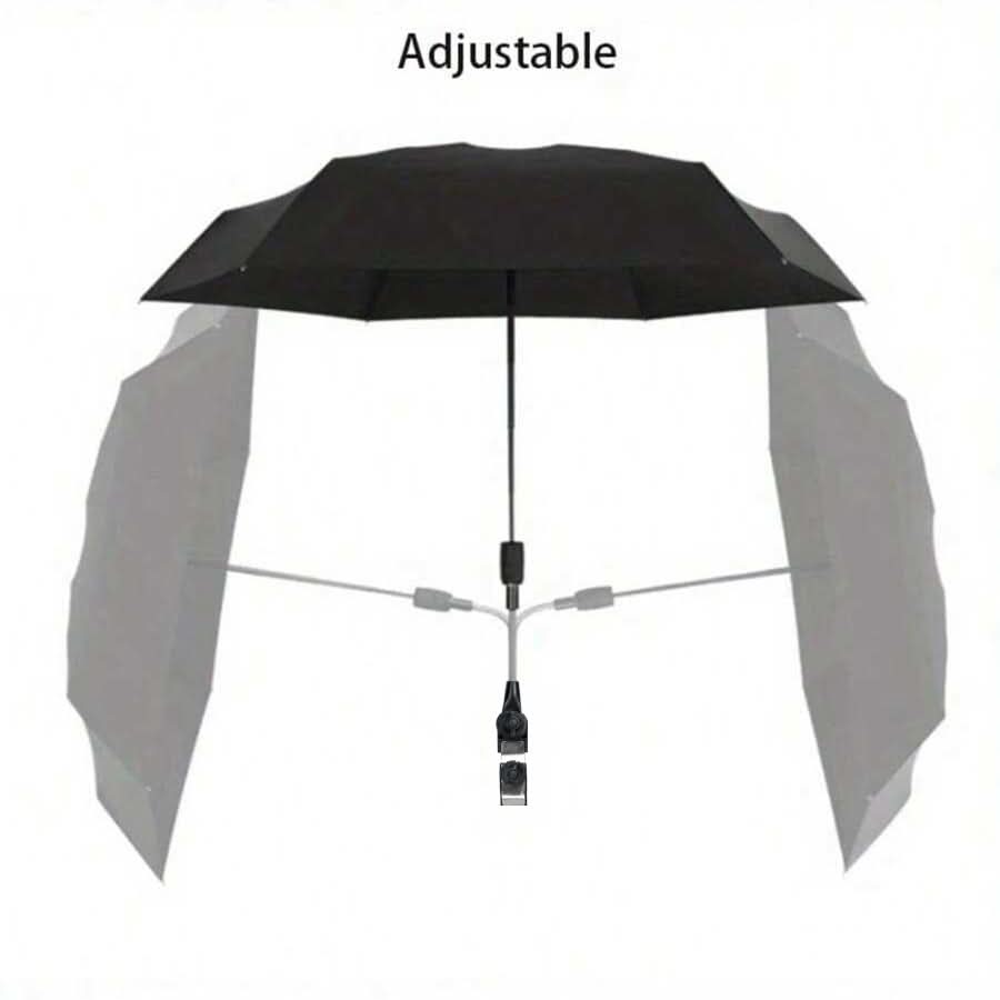 Portable Beach Chair Umbrella with 360° Adjustable Rotation-Galonda