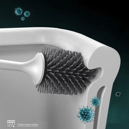 Silicone Toilet Brush Cleaner Set-Galonda