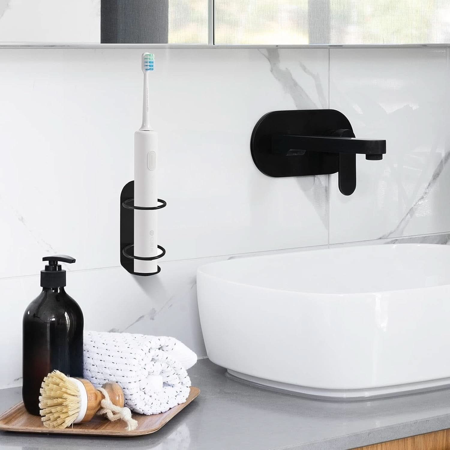 Space-Saving Steel Holder for Organized Bathroom Storage-Galonda