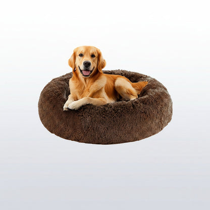 Ultra-Soft Faux Fur Donut Pet Bed for Dogs & Cats-Galonda