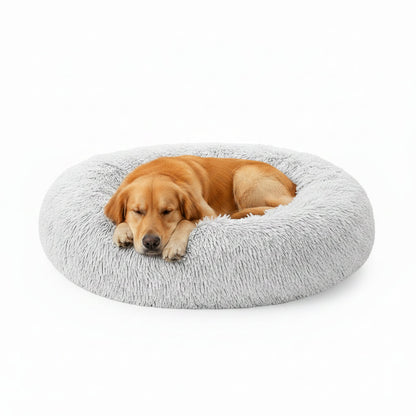 Ultra-Soft Faux Fur Donut Pet Bed for Dogs & Cats-Galonda